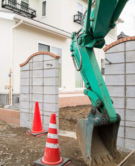 外構工事の現場